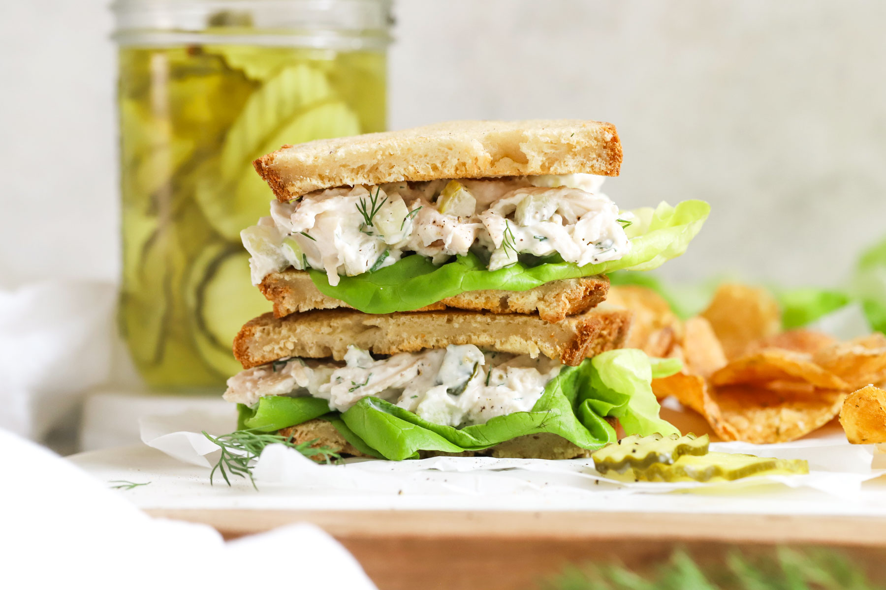 High-Protein Dill Pickle Chicken Salad for Healthy, Versatile Meals